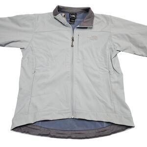 The North Face Jacket Large Summits Project Apex Softshell Light Blue Baby Lined